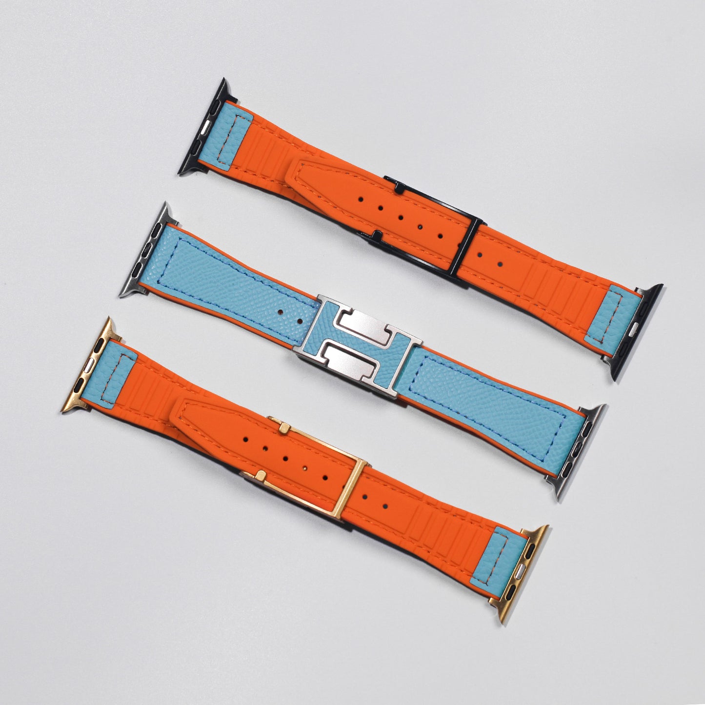 Pebbled Leather Holiday Strap for Apple Watch