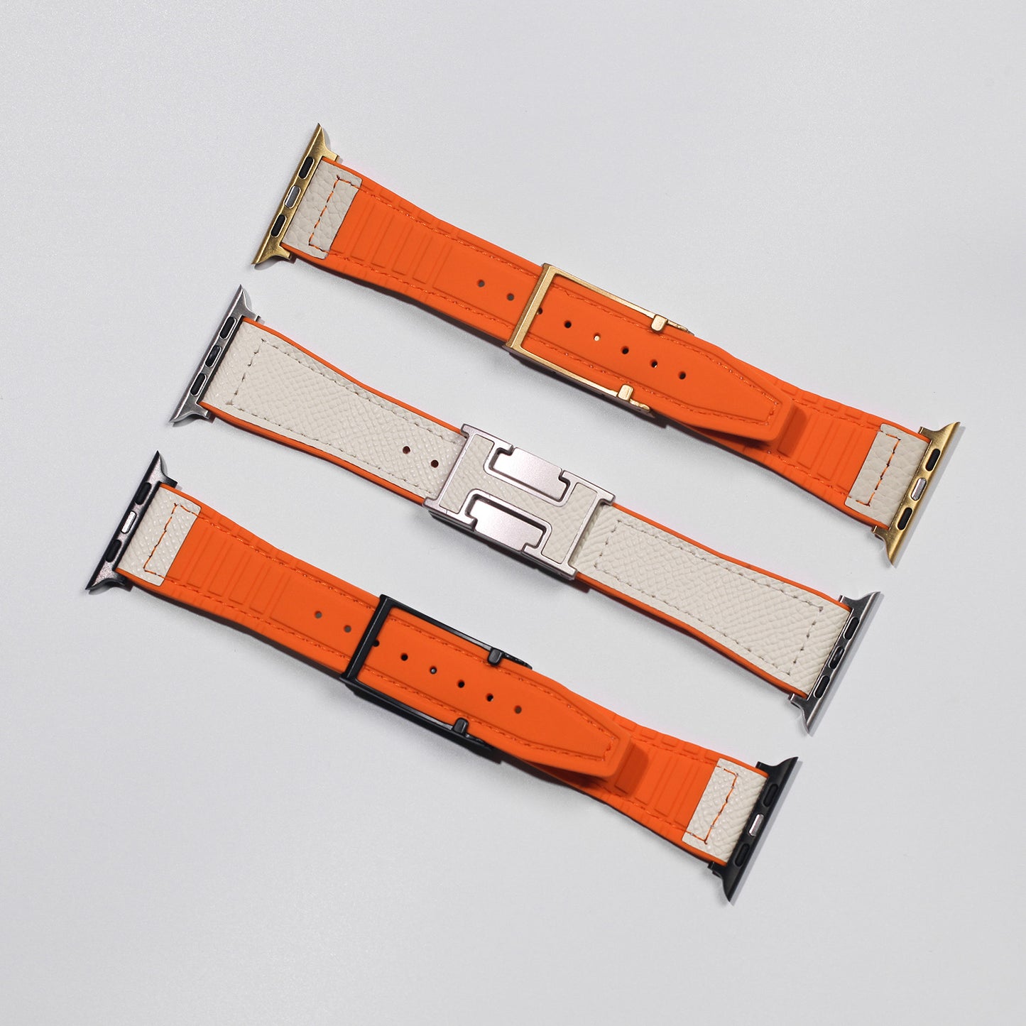 Pebbled Leather Holiday Strap for Apple Watch