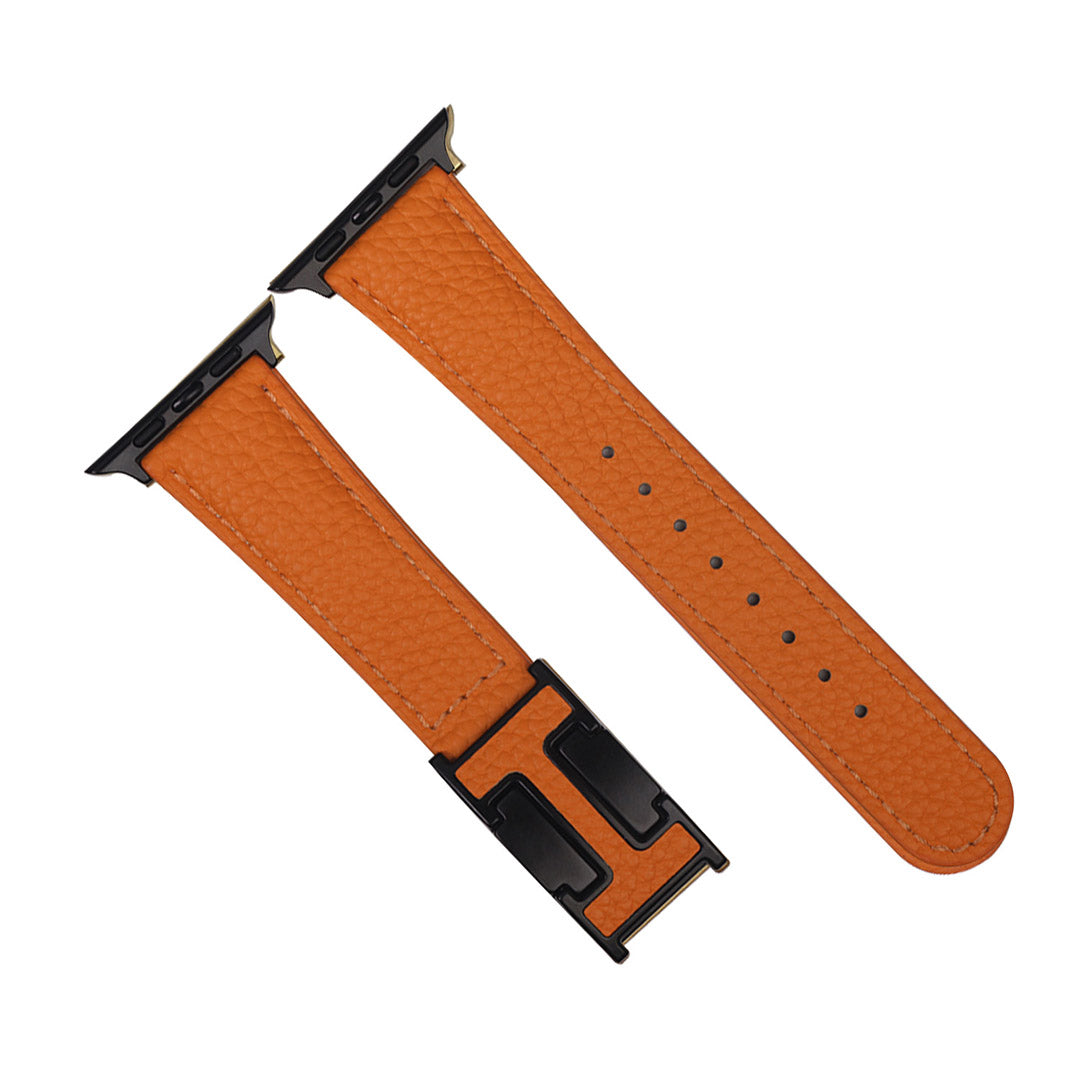 Pebbled Leather Holiday Strap for Apple Watch