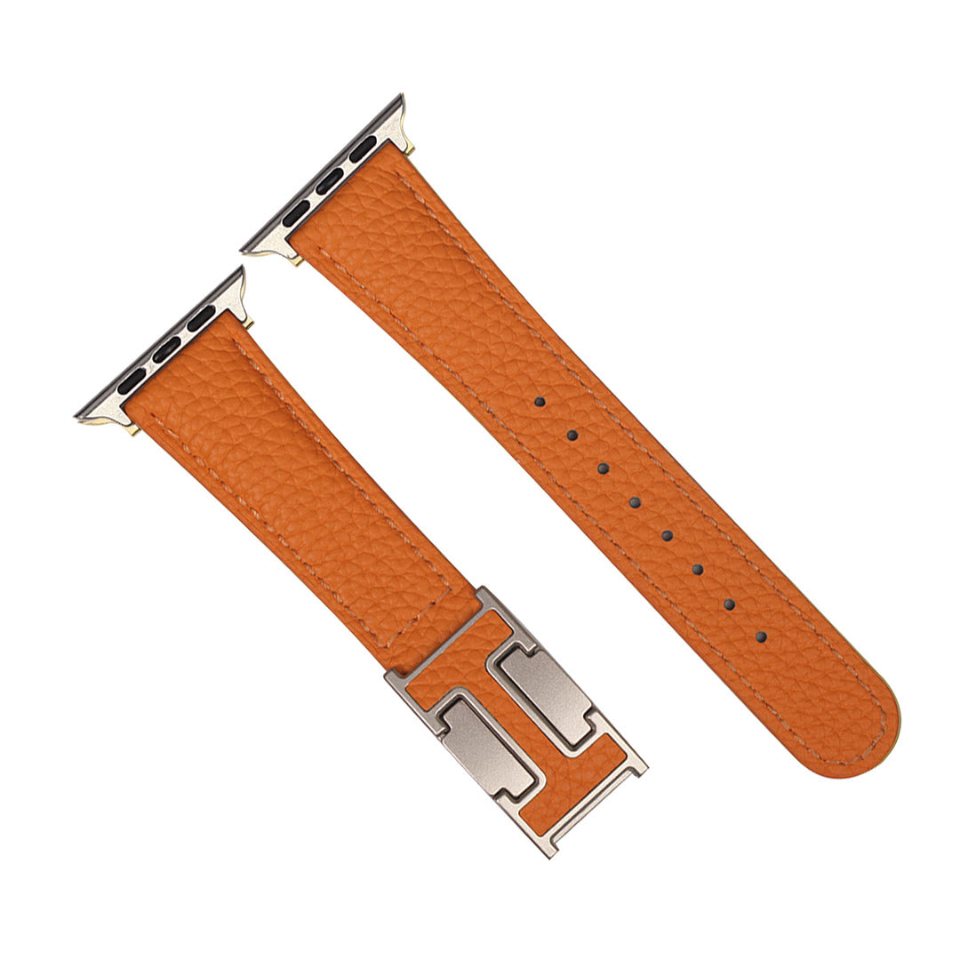 Pebbled Leather Holiday Strap for Apple Watch