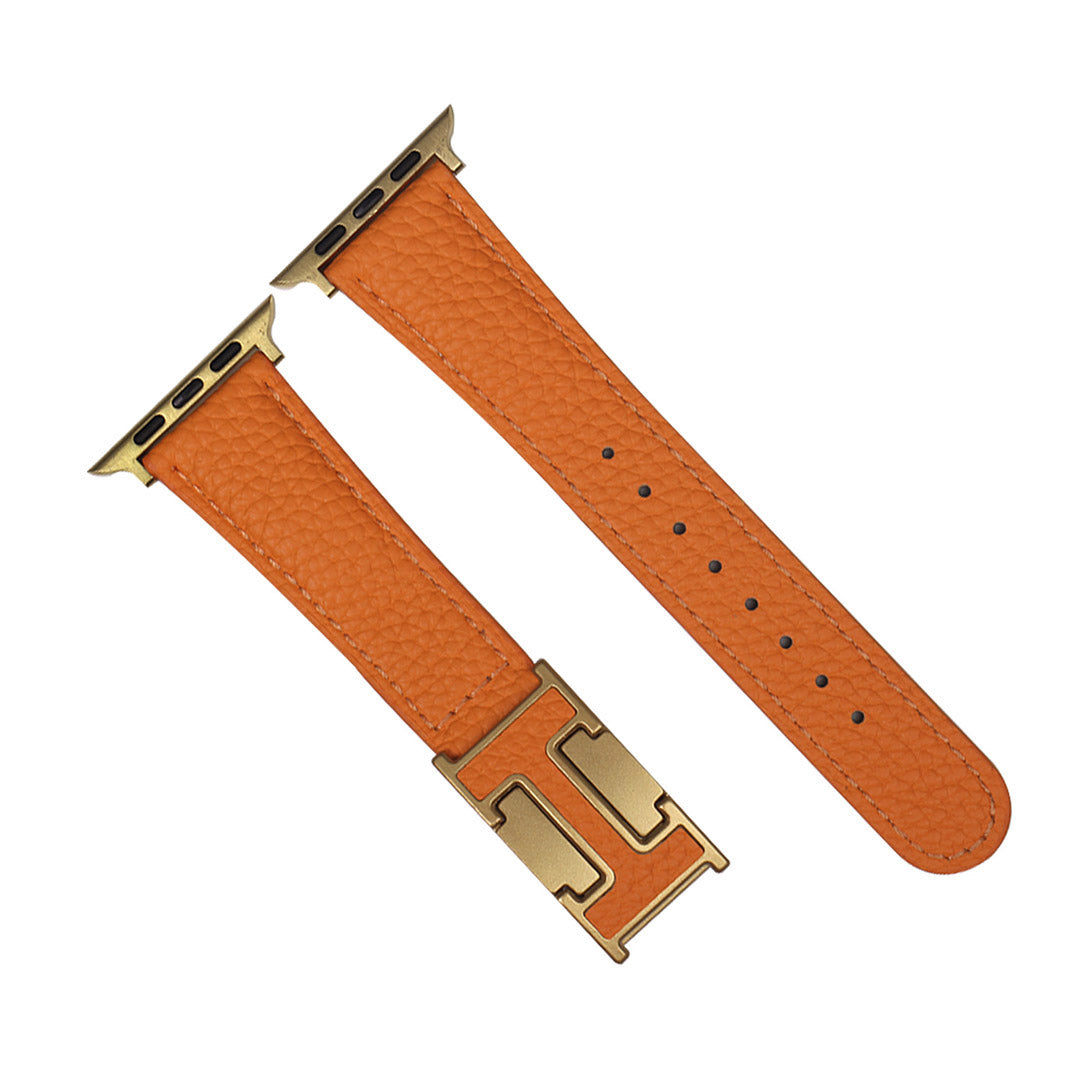 Pebbled Leather Holiday Strap for Apple Watch