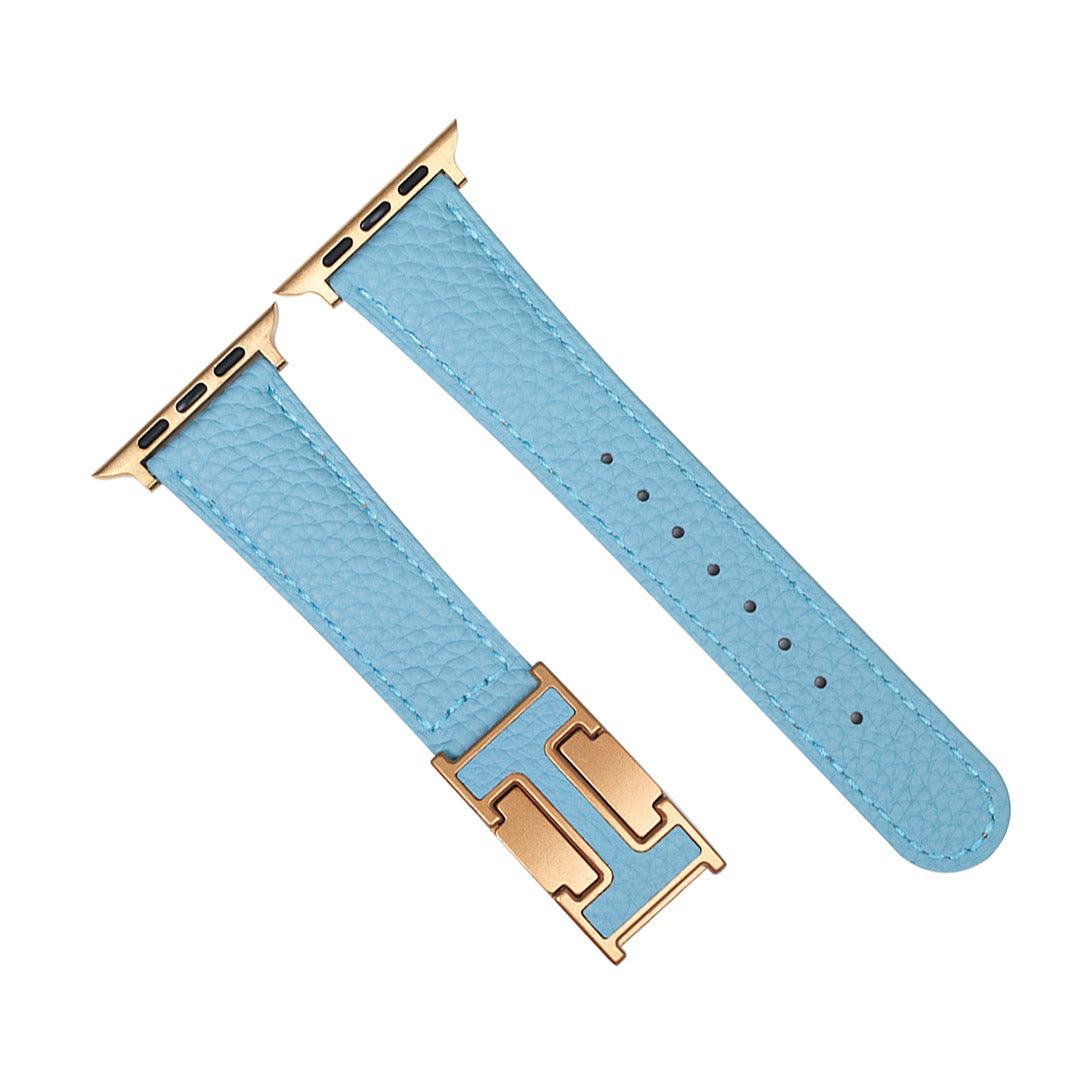 Pebbled Leather Holiday Strap for Apple Watch