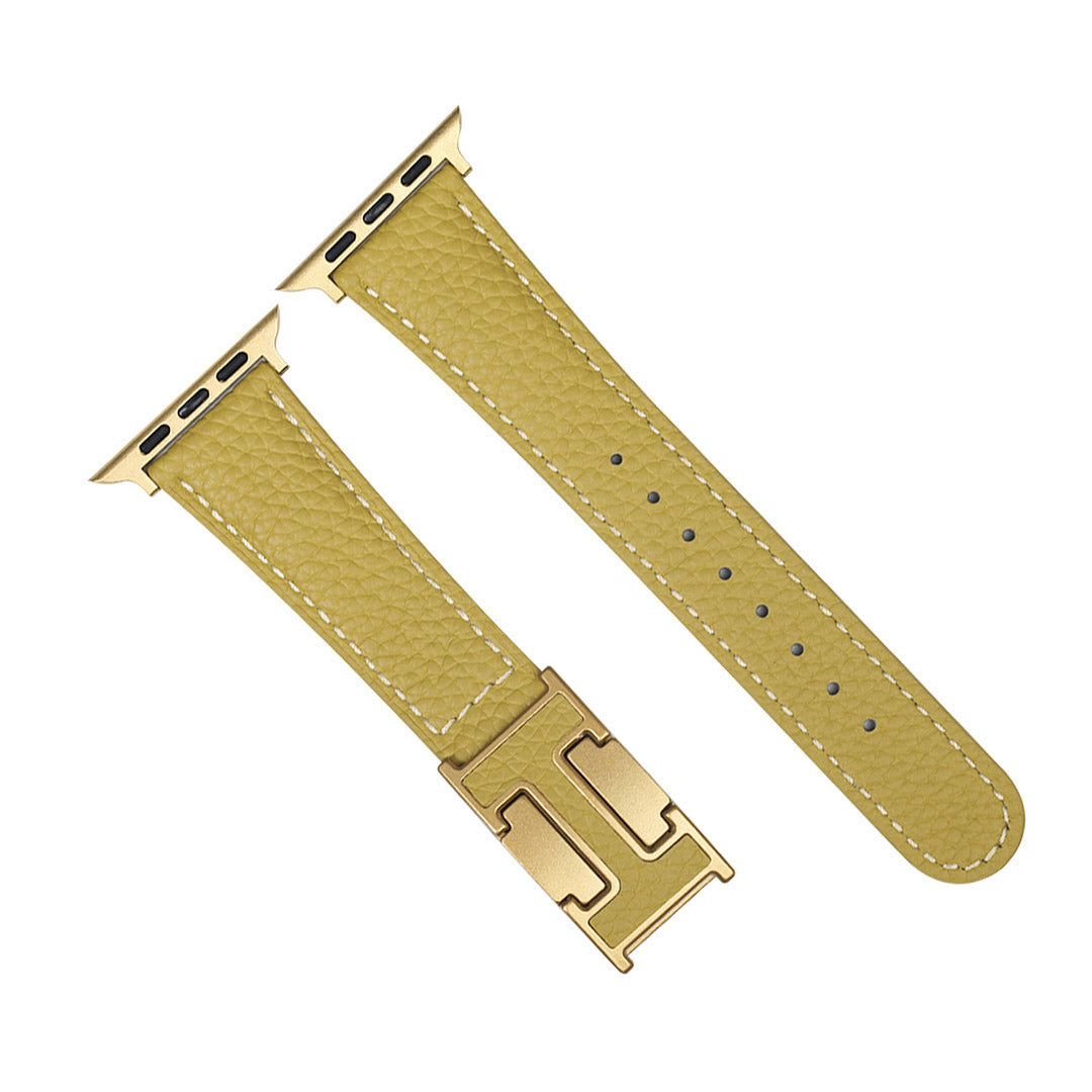 Pebbled Leather Holiday Strap for Apple Watch