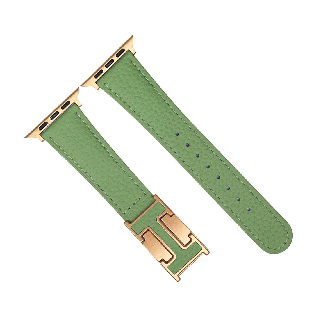 Pebbled Leather Holiday Strap for Apple Watch