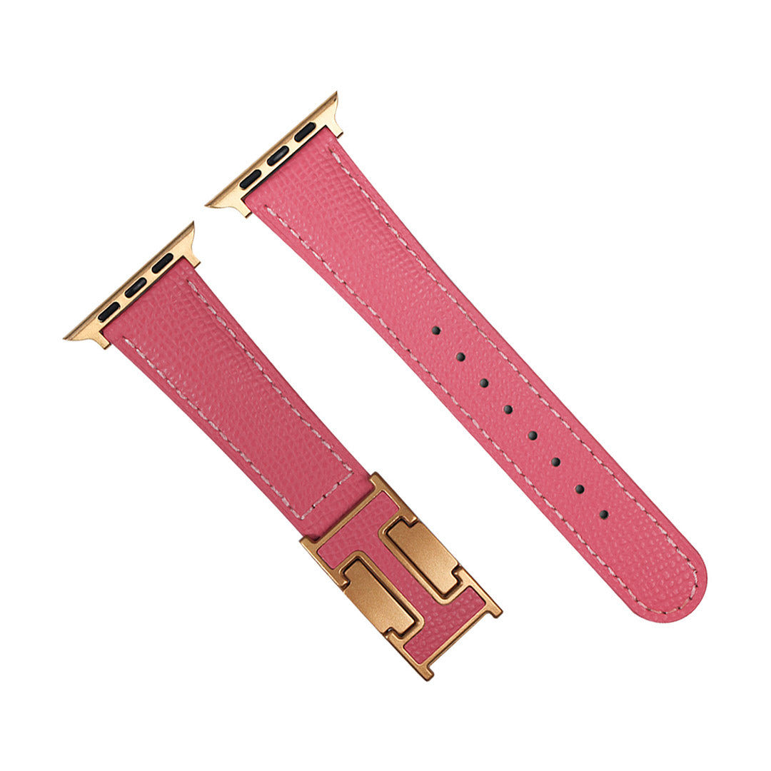 Pebbled Leather Holiday Strap for Apple Watch