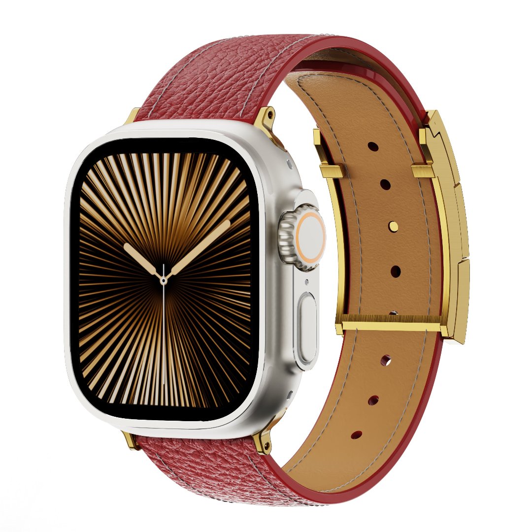 Leather Holiday Watch Strap for Apple Watch