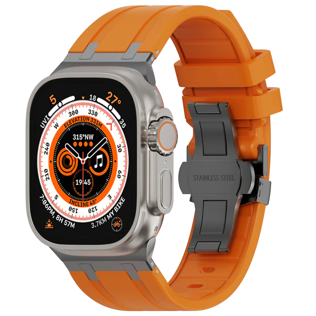 Luxury AP Butterfly Buckle Silicone Band